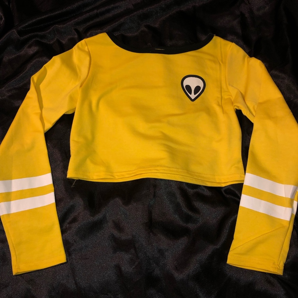 Alien Yellow Crop Top